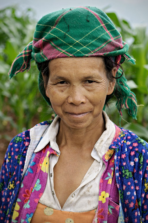 Femme Hmong dans la province de Hà Giang, Vietnam