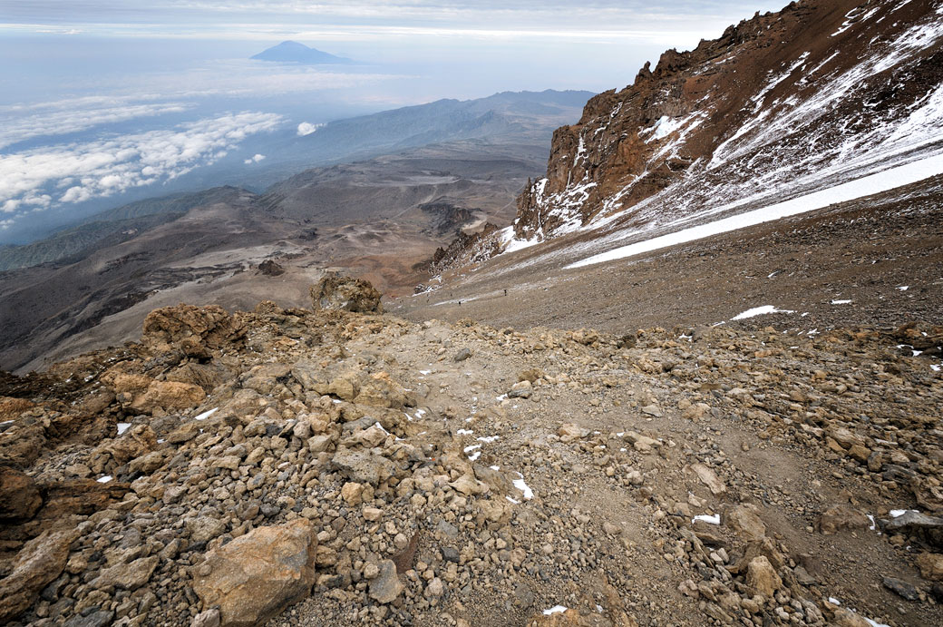 Western Breach et Mont Méru sur le Kilimandjaro, Tanzanie