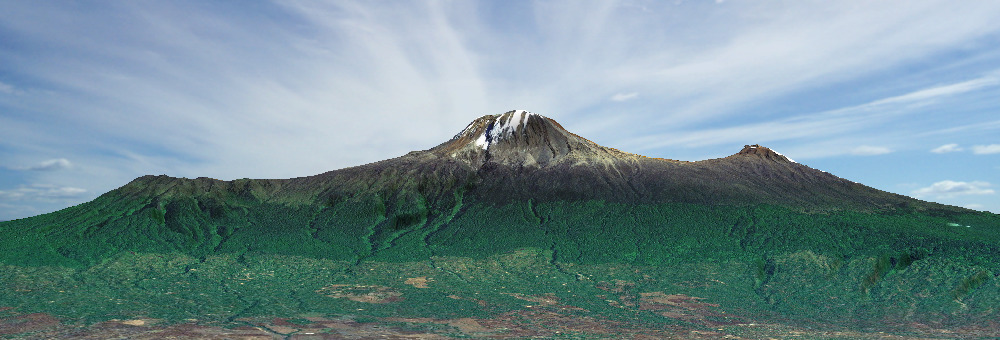 Volcans Shira - Kibo - Mawenzi, massif du Kilimandjaro