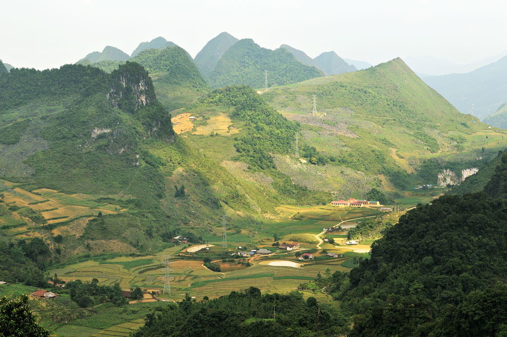 Région montagneuse au nord du pays, Vietnam