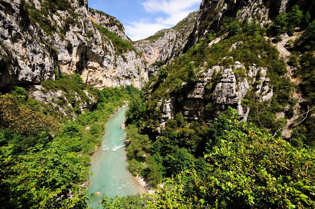 Au cœur des Gorges du Verdon sur le sentier de l'Imbut, France