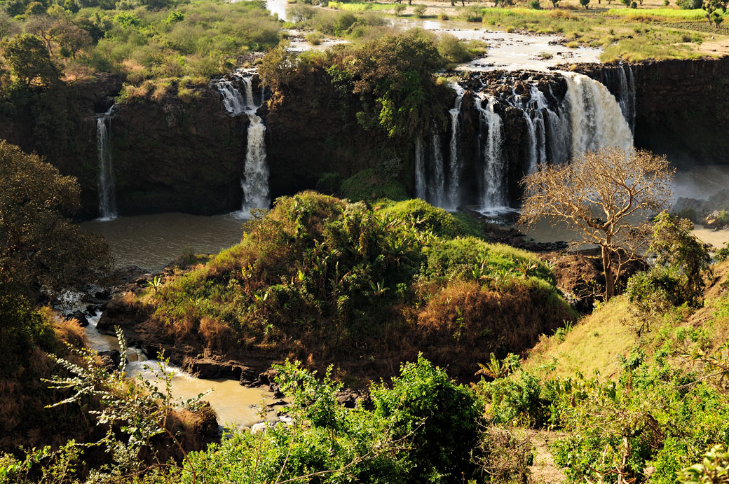 Les chutes du Nil bleu en Ethiopie