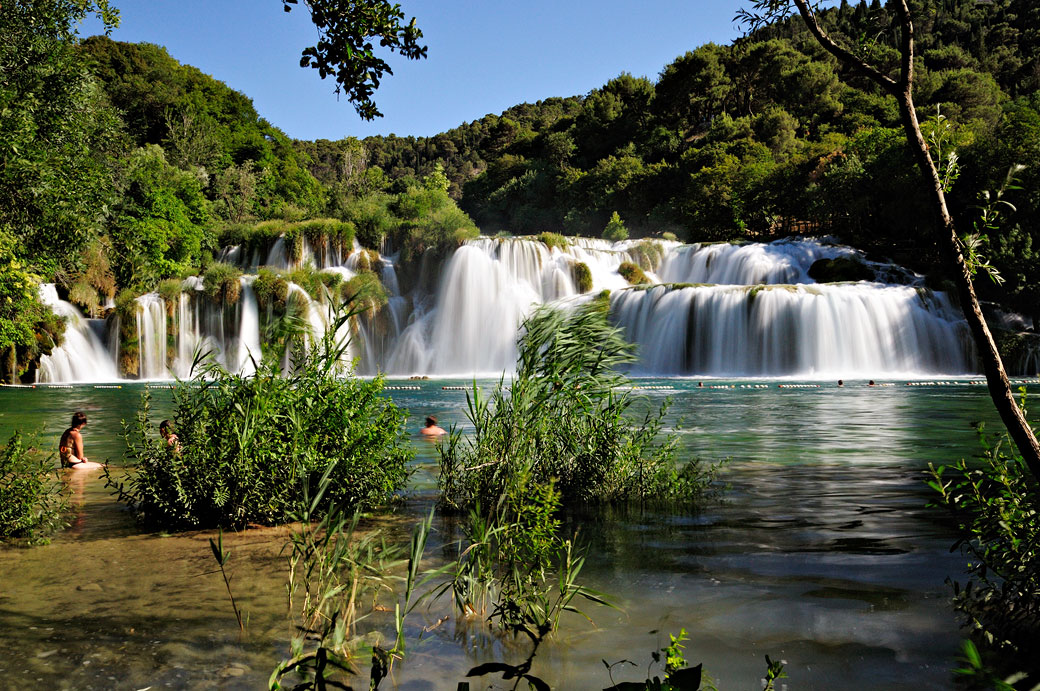 Les chutes de la rivière Krka à Skradinski Buk, Croatie