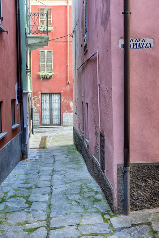 Vicolo della Piazza à Varzi, Italie