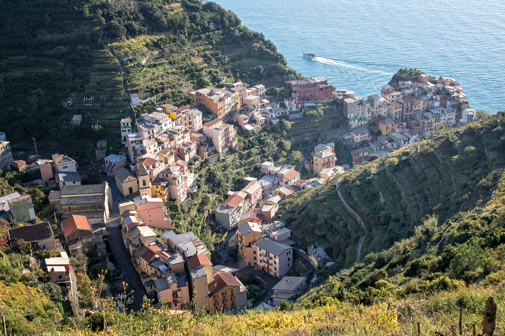 Le village de Manarola dans les Cinque Terre, Italie