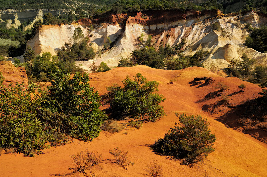 Le Sahara du Colorado Provençal de Rustrel, France