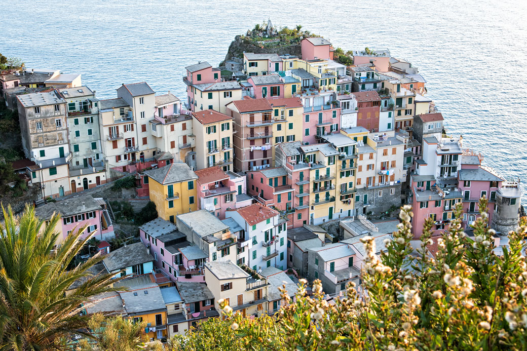 Sur les hauteurs de Manarola dans les Cinque Terre, Italie