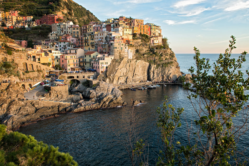 Le magnifique village de Manarola dans les Cinque Terre, Italie