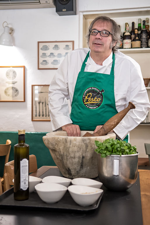 Roberto Panizza du restaurant il Genovese, Italie