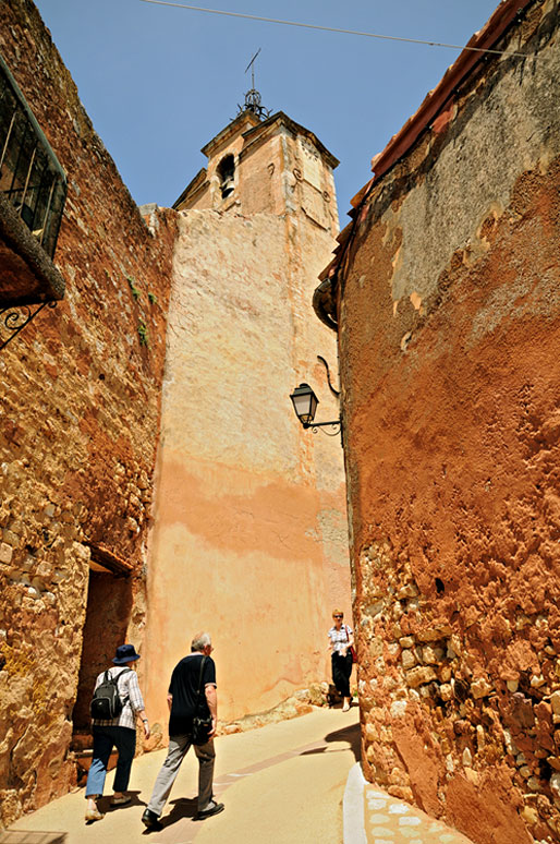 Le beffroi de Roussillon en Provence, France