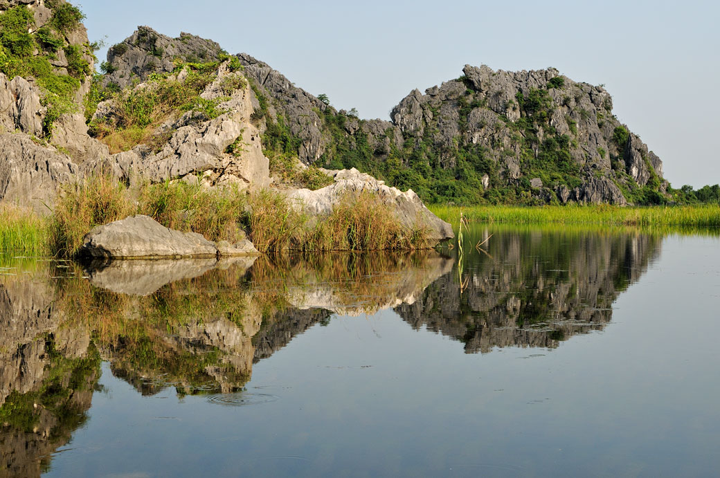 Réserve naturelle inondée de Van Long, Vietnam