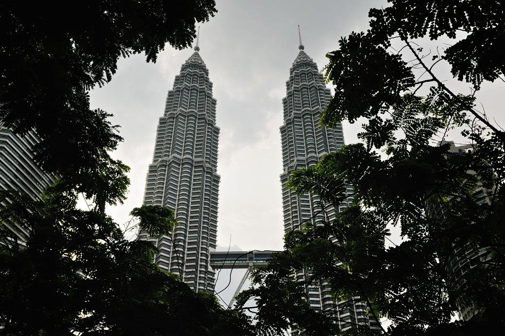 Les tours jumelles Petronas à Kuala Lumpur, Malaisie