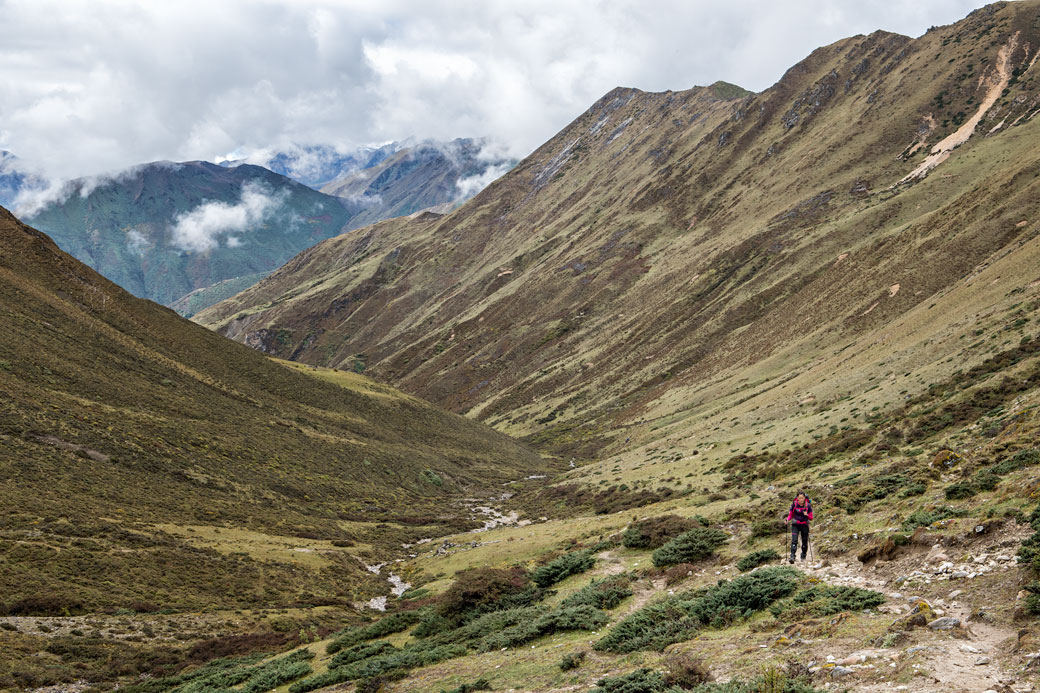 Montée vers le col de Jare La, Bhoutan