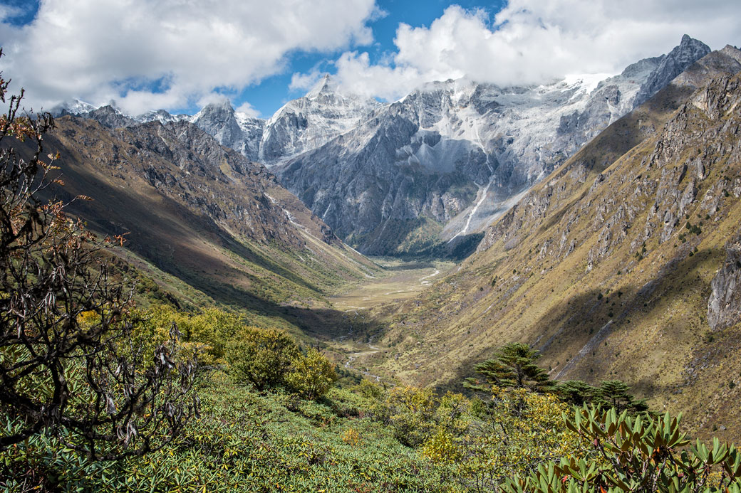 Vallée inhabitée entre Jare La et Robluthang, Bhoutan