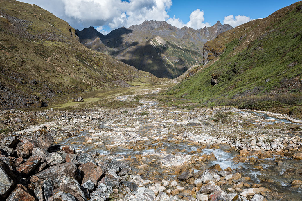 Petit ruisseau en route pour Lemithang, Bhoutan