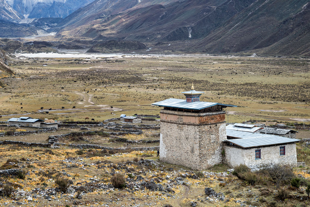 Le vieux dzong de Chozo, Bhoutan