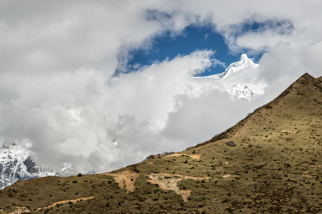 Sommet de Table Mountain, Zongophu Kang, Bhoutan