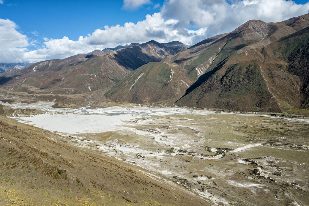 Montagnes de la région de Lunana, Bhoutan