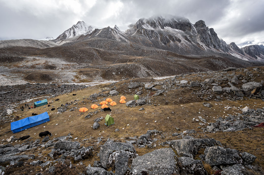 Bivouac de Jichu Dramo, Bhoutan