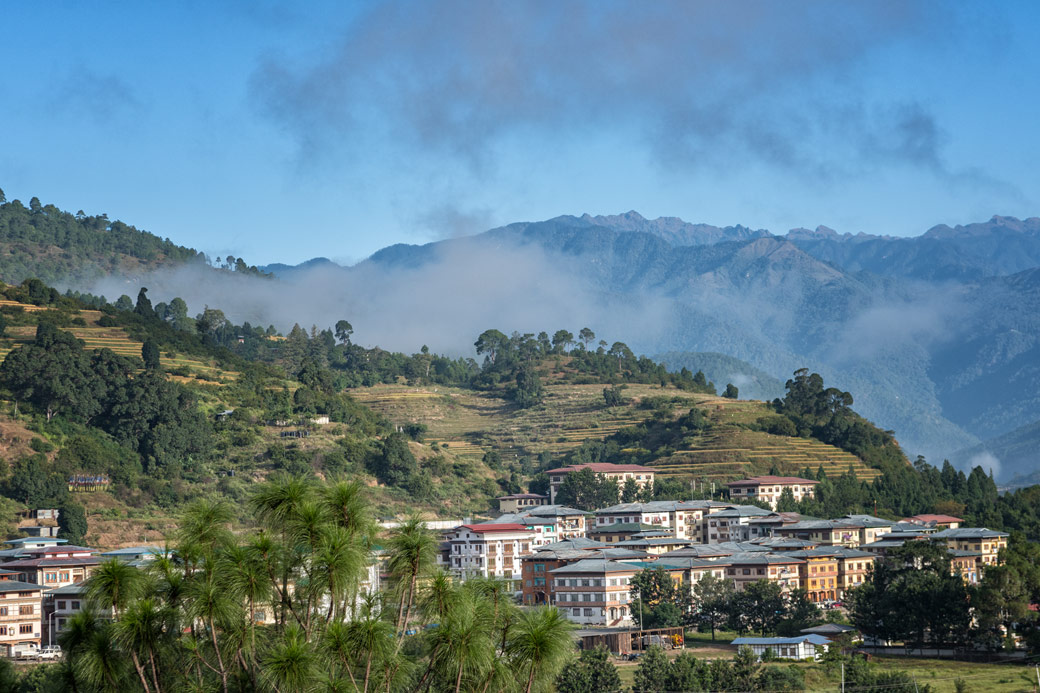 Punakha et ses montagnes, Bhoutan