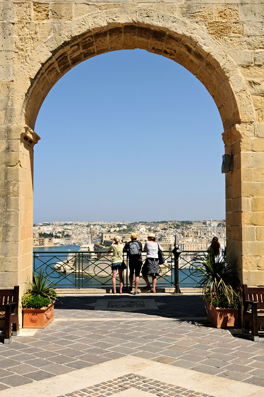 Arche aux jardins supérieurs de Barrakka, Malte