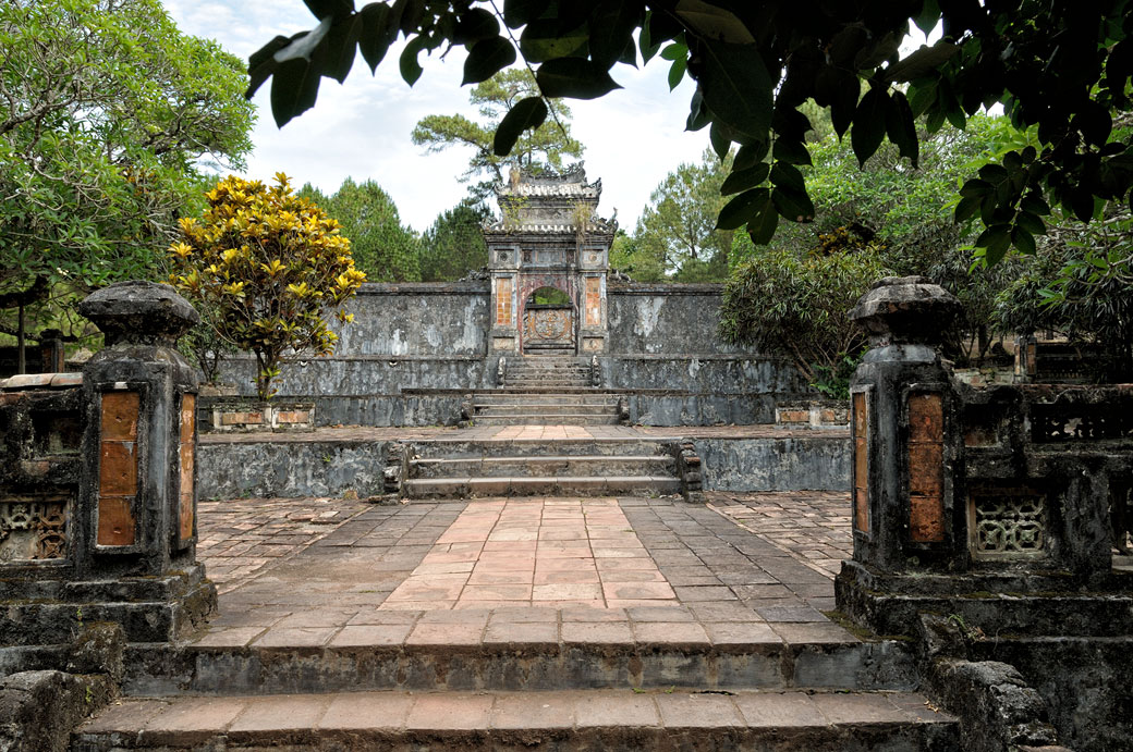 Tombeau Khiem Tho au mausolée de Tu Duc, Vietnam
