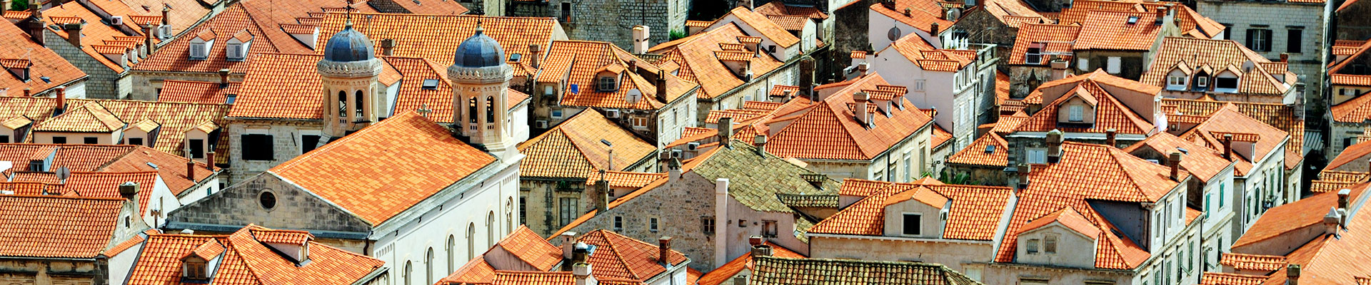 Top image toits de la vieille ville de Dubrovnik, Croatie