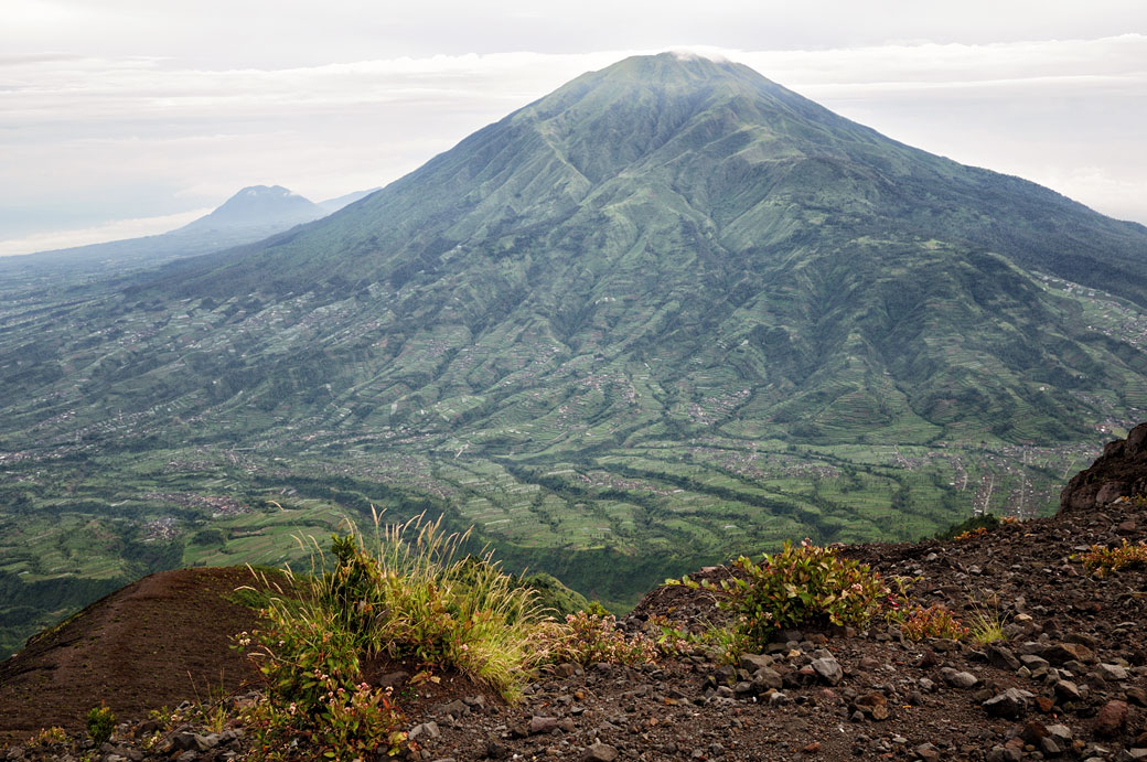 Villages au pied du Gunung Merbabu, Indonésie