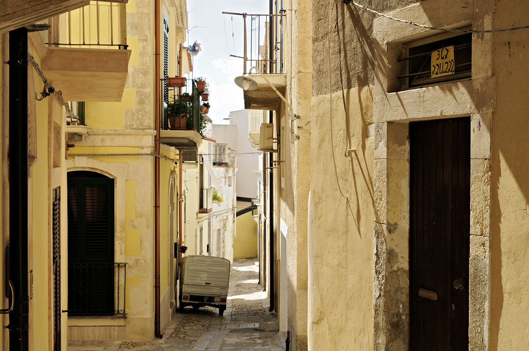 Ruelle de Noto en Sicile, Italie