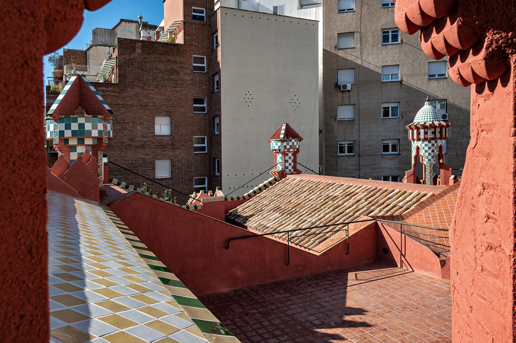 Terrasse de la Casa Vicens à Barcelone