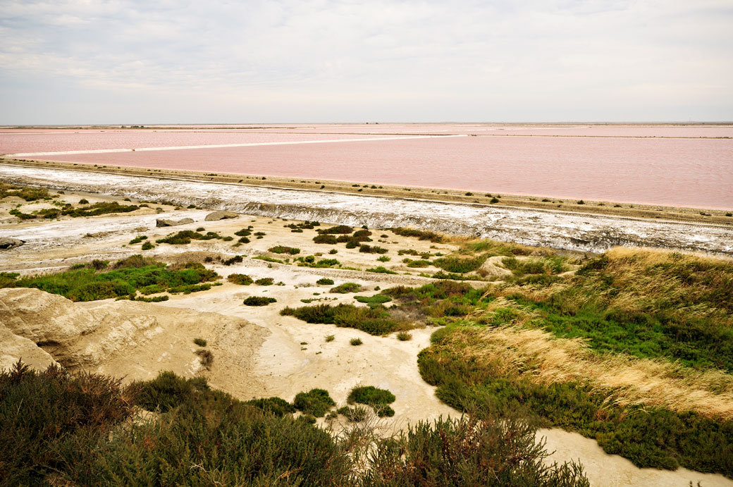 Les marais salants de Salin-de-Giraud en Camargue, France