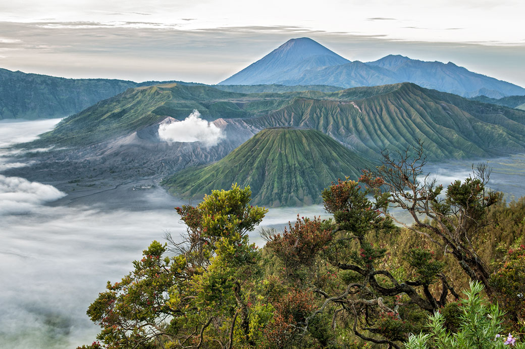 Volcans du Parc national de Bromo-Tengger-Semeru, Indonésie