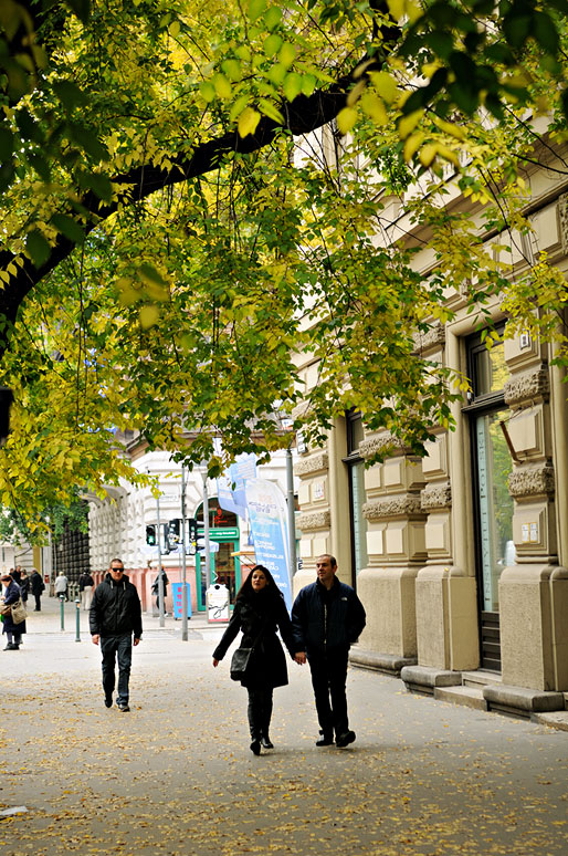 Avenue Andrássy à Budapest, Hongrie