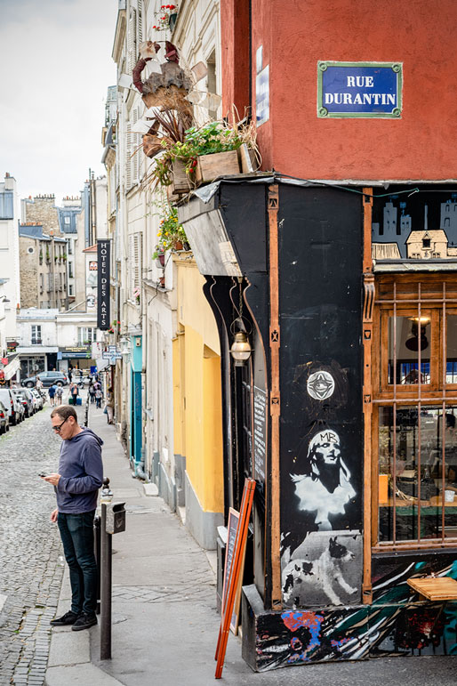 Rue Durantin à Montmartre, Paris