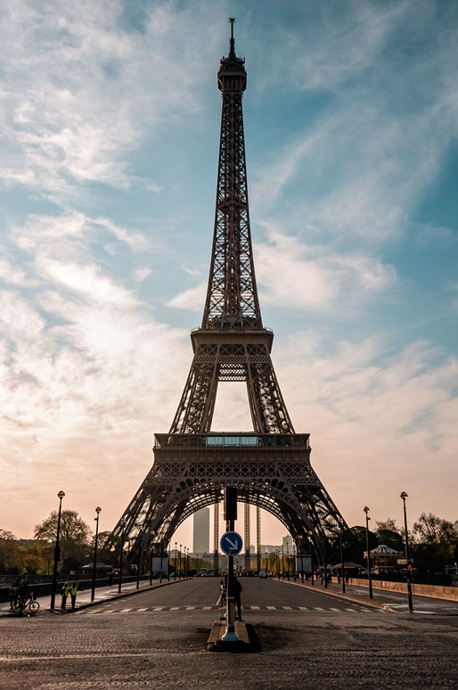 La majestueuse Tour Eiffel
