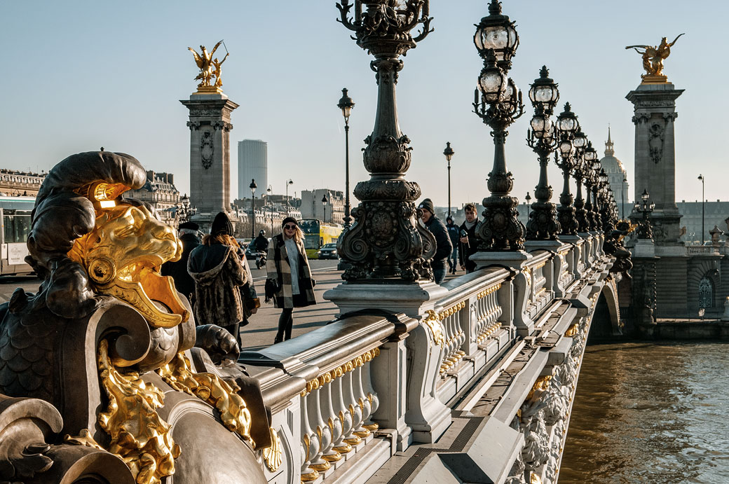 Pont Alexandre-III à Paris, France