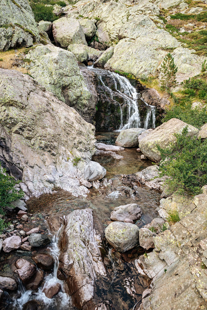 Ruisseau lors de la 4e étape du GR20, Corse