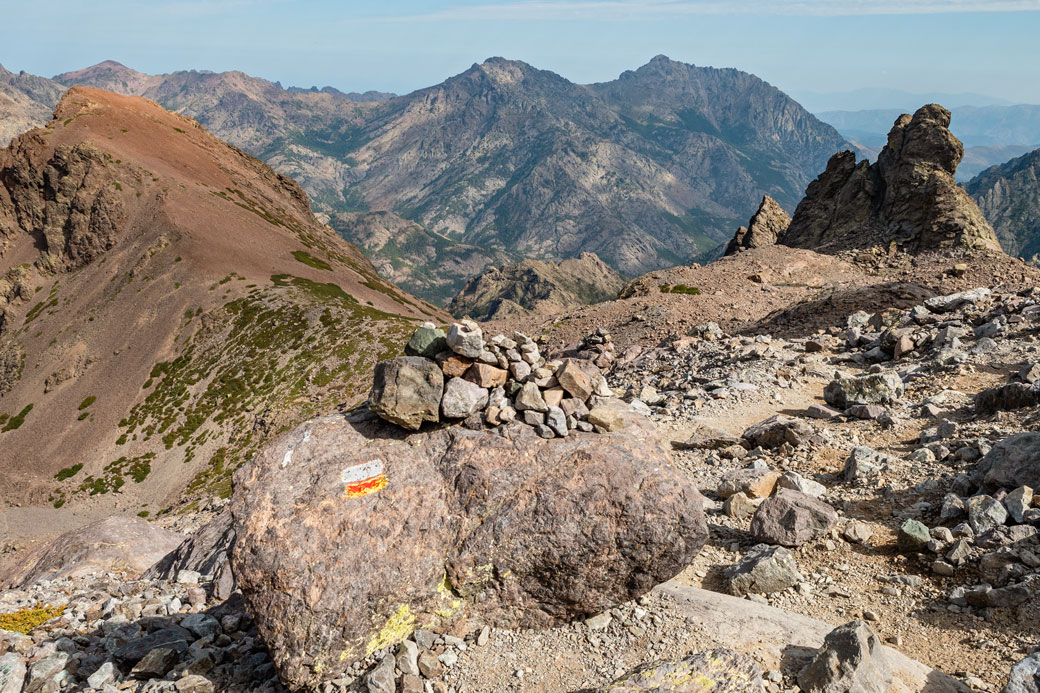 GR20 via la Pointe des Éboulis sur le Monte Cinto, Corse