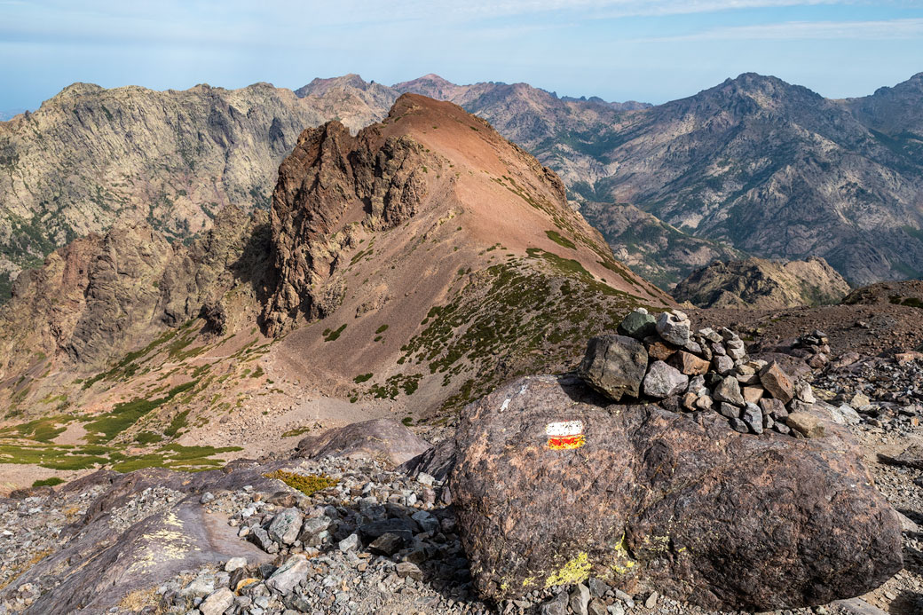 Panorama depuis la Pointe des Éboulis, Corse