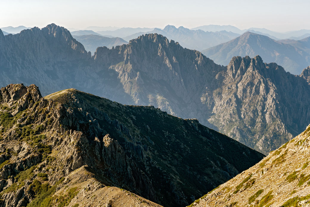 Belles montagnes corses entre Petra Piana et l'Onda