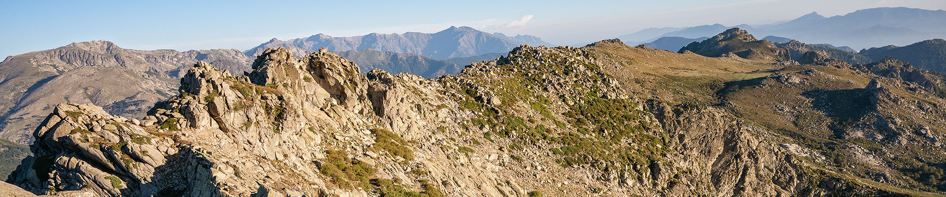 Top image crête sur la 12e étape du GR20, Corse