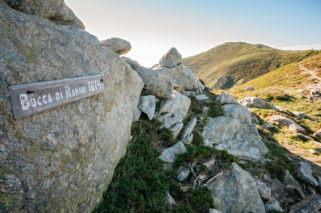 Bocca di Rapari sur la 12e étape du GR20, Corse