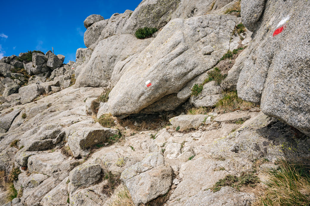 Rochers près de la Bocca di a Furmicula, Corse