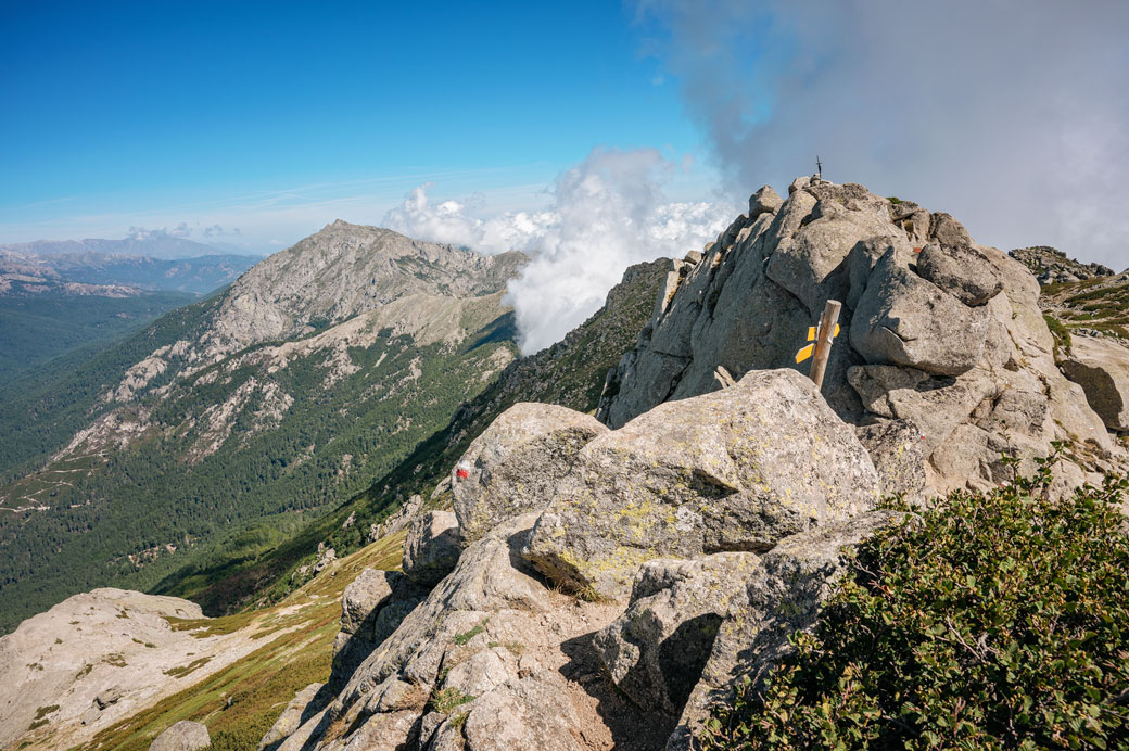 Bocca di a Furmicula sur la 12e étape du GR20, Corse