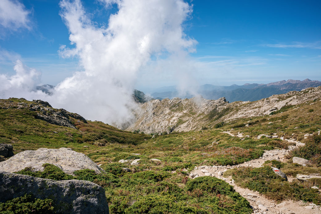 Ultime descente près du refuge de Usciolu, Corse