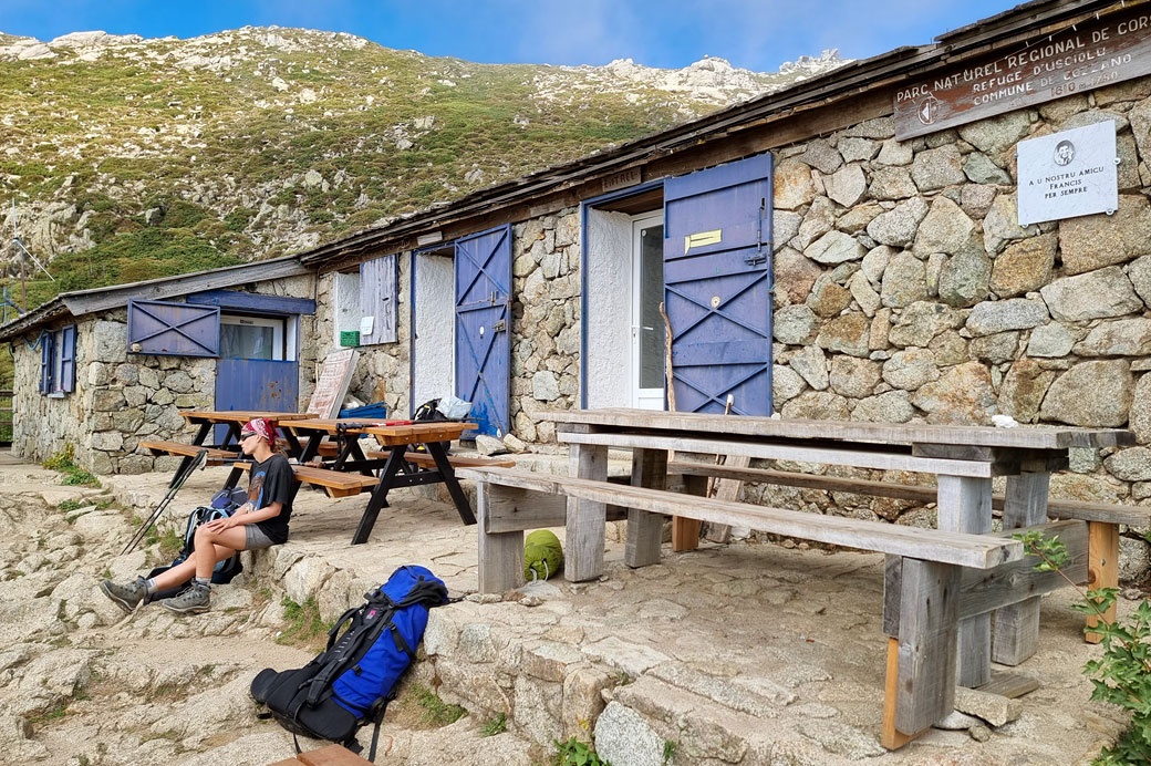 Refuge de Usciolu sur le GR20, Corse