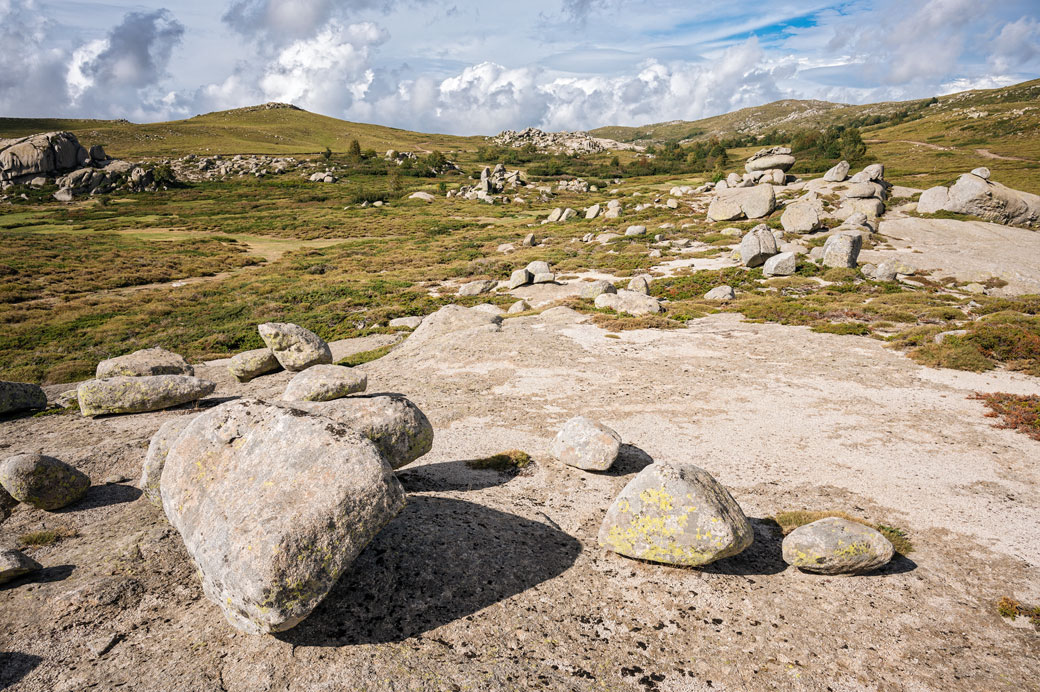 Rochers sur le plateau de Coscione, Corse