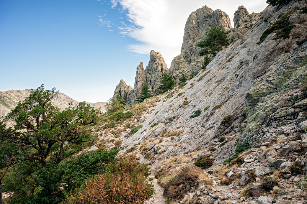 Aiguilles de Bavella depuis la variante alpine, Corse