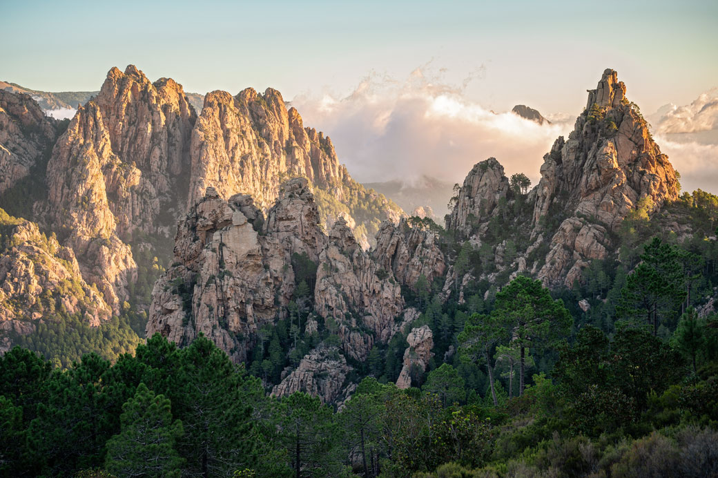 Montagnes près de la Bocca Di Monte Bracciutu, Corse