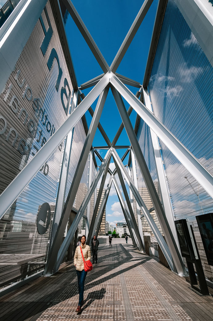 Pont de la Bibliothèque nationale de France à Paris